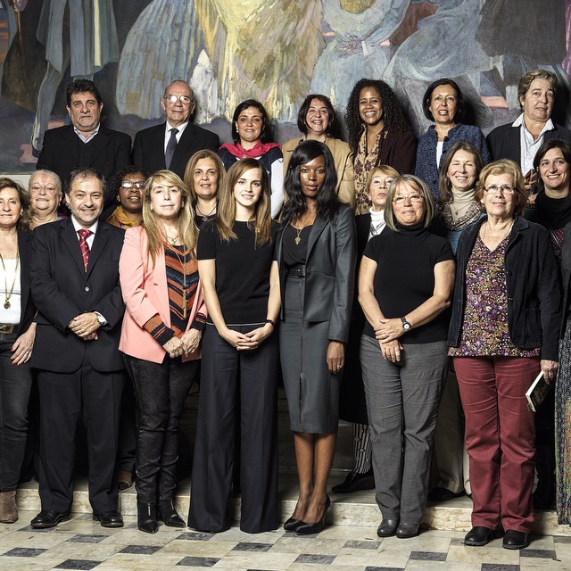 18 september: So inspiring to watch female activists pushing for political parity (50% females MPs in Government) in Uruguay today. Say yes to more women in politics!
