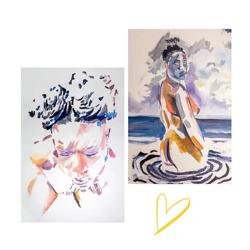 14 oktober: @sheenaroseartist 🖼🖌🎨
