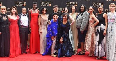 10 april: My heart is so full #TimesUp #OlivierAwards
