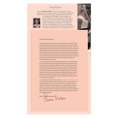 29 september: As part of their Incredible Women list featuring letters to remarkable changemakers, it was a great honour to be asked by @portermagazine to pay the deepest respect to the legacy of Dr Savita Halappanavar, whose death powered the determination of activists to change Irish abortion laws & fight for reproductive justice all over the world.
•••
The planned new legislation has already been dubbed ‘Savita’s law’ by campaigners out of respect for a woman who didn’t want to become the face of a movement, but simply wanted a procedure to save her life.
•••
A note on her memorial in Dublin read, “Because you slept, many of us woke.” Yet from Argentina to Poland, restrictive abortion laws still punish and endanger girls, women and pregnant people. Free, safe, legal and local abortion care is needed across the globe. In Savita’s memory, and on today’s 7th Annual March for Choice in Dublin, I’d like to say a huge thank you to all those who continue the fight for reproductive justice. ✊🏼 #mybodymychoice #freesafelegal #ARCMarch18
