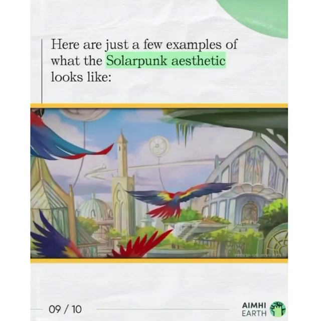 21 oktober: #REPOST from @aimhilive 💚🌿

——

A story from AimHi Earthling, Bella Soares:

“Last week, I went to the @TED @TEDCountdown climate conference, and I really wanted to share the idea of Solarpunk with everyone I met there. Ever since I’ve learned about this movement, I’ve felt hopeful and inspired because it’s helped me imagine what a fossil fuel free future could look like.”

“On the second day, our co-founder, Matthew, was chatting to a man called Bill, who was later introduced to me. I enthusiastically told Bill all about Solarpunk, and he listened intently to everything I said.”

“When I’d finished, he told me that he was an architect and he showed me a book with a collection of his designs, all of them built in cities scattered around the world. All of them were Solarpunk. It turns out this man was Bill McDonough (@williammcdonoughinnovation), a globally recognized leader in sustainable development and design. He is a pioneer of the concepts of Cradle to Cradle Design, the Circular Economy and the Circular Carbon Economy. He’d never heard of the Solarpunk movement before even though he’s clearly one of the people who helped inspire it all.”

“It’s thanks to people like Bill (and many others) advocating for new perspectives, that I felt even more optimistic about the future, because I realized Solarpunk isn’t just an artistic movement, it's here, it’s possible and it’s happening already.”

—

Written by: @polly_gregson
Guest designer: @natrally

—

#solarpunk #climatechangesolutions #climateinspired #nature #naturebasedsolutions
