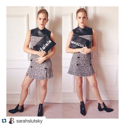 30 augustus: #Repost @sarahslutsky with @repostapp.
・・・
Television junket continues! Love this chic little @Erdemlondon dress created from fabrics sourced in Italy and produced in Portugal!

The suppliers and producers of these bad-ass boots by @Alexawagnershoes are located in Milan. Alexa Wagner is proud of their quality control systems, the excellent workspace and atmosphere provided for their employees.

Jewels from @MoniquePean who strives to raise awareness of art, culture and global environmental issu
