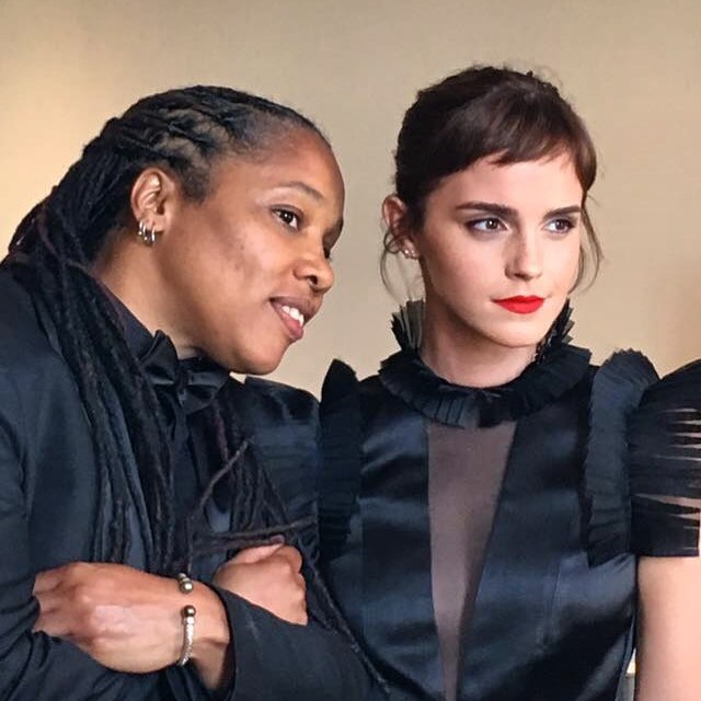 15 januari: Marai- what can I say. You were the best date on the most meaningful red carpet I have ever walked. Thank you for being so darn articulate and fun. Thank you for the trust, care, compassion and solidarity. I am so proud to say I work with #Imkaan and the End Violence Against Women Coalition and to be learning from you. Emma 💪 @jusmarai
