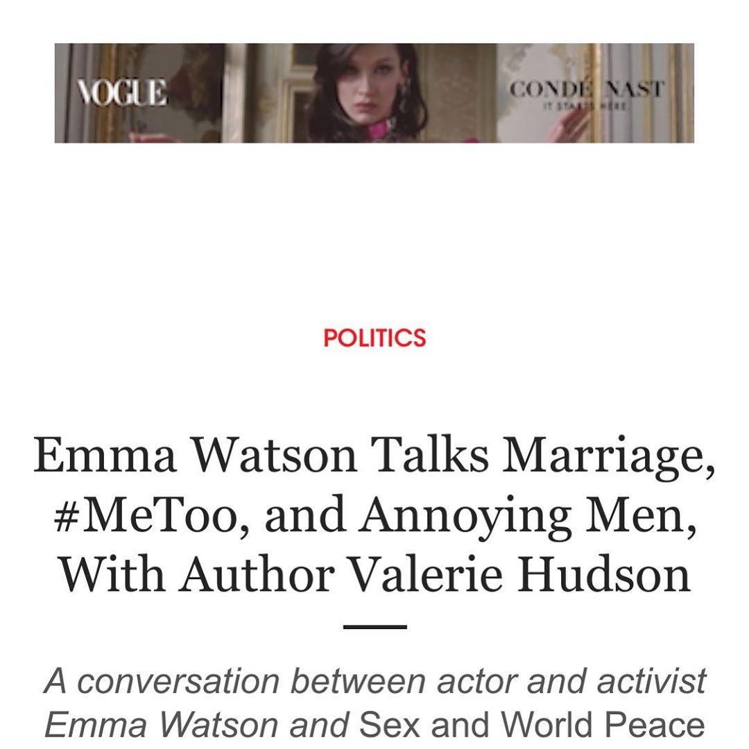 31 maart: Titles like this got me like 🤦‍♀️ Note: Over the years people have asked me if I'm not comfortable with a picture or title of a feature with me in it why don’t I have it taken out or changed before it's published. I think the assumption is that I get to see articles I've participated in before they go to print or online... The reality is it's very unusual for me to see things before they are run or for me to get a say from publications on how pictures of me or my speech is edited. Usually you see things for the first time before I do. When I've been extremely uncomfortable in the past (much more extreme examples than the one above) and I've expressed concern and grievance I'm told this is the way of things... 🤷‍♀️ (I do use my voice) With love ❤️
