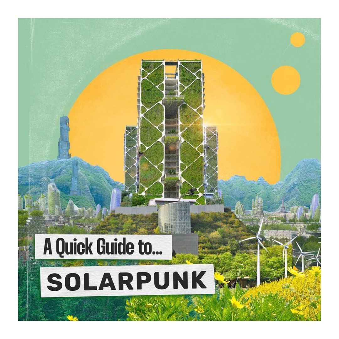 21 oktober: #REPOST from @aimhilive 💚🌿

——

A story from AimHi Earthling, Bella Soares:

“Last week, I went to the @TED @TEDCountdown climate conference, and I really wanted to share the idea of Solarpunk with everyone I met there. Ever since I’ve learned about this movement, I’ve felt hopeful and inspired because it’s helped me imagine what a fossil fuel free future could look like.”

“On the second day, our co-founder, Matthew, was chatting to a man called Bill, who was later introduced to me. I enthusiastically told Bill all about Solarpunk, and he listened intently to everything I said.”

“When I’d finished, he told me that he was an architect and he showed me a book with a collection of his designs, all of them built in cities scattered around the world. All of them were Solarpunk. It turns out this man was Bill McDonough (@williammcdonoughinnovation), a globally recognized leader in sustainable development and design. He is a pioneer of the concepts of Cradle to Cradle Design, the Circular Economy and the Circular Carbon Economy. He’d never heard of the Solarpunk movement before even though he’s clearly one of the people who helped inspire it all.”

“It’s thanks to people like Bill (and many others) advocating for new perspectives, that I felt even more optimistic about the future, because I realized Solarpunk isn’t just an artistic movement, it's here, it’s possible and it’s happening already.”

—

Written by: @polly_gregson
Guest designer: @natrally

—

#solarpunk #climatechangesolutions #climateinspired #nature #naturebasedsolutions
