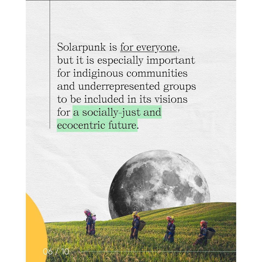 21 oktober: #REPOST from @aimhilive 💚🌿

——

A story from AimHi Earthling, Bella Soares:

“Last week, I went to the @TED @TEDCountdown climate conference, and I really wanted to share the idea of Solarpunk with everyone I met there. Ever since I’ve learned about this movement, I’ve felt hopeful and inspired because it’s helped me imagine what a fossil fuel free future could look like.”

“On the second day, our co-founder, Matthew, was chatting to a man called Bill, who was later introduced to me. I enthusiastically told Bill all about Solarpunk, and he listened intently to everything I said.”

“When I’d finished, he told me that he was an architect and he showed me a book with a collection of his designs, all of them built in cities scattered around the world. All of them were Solarpunk. It turns out this man was Bill McDonough (@williammcdonoughinnovation), a globally recognized leader in sustainable development and design. He is a pioneer of the concepts of Cradle to Cradle Design, the Circular Economy and the Circular Carbon Economy. He’d never heard of the Solarpunk movement before even though he’s clearly one of the people who helped inspire it all.”

“It’s thanks to people like Bill (and many others) advocating for new perspectives, that I felt even more optimistic about the future, because I realized Solarpunk isn’t just an artistic movement, it's here, it’s possible and it’s happening already.”

—

Written by: @polly_gregson
Guest designer: @natrally

—

#solarpunk #climatechangesolutions #climateinspired #nature #naturebasedsolutions
