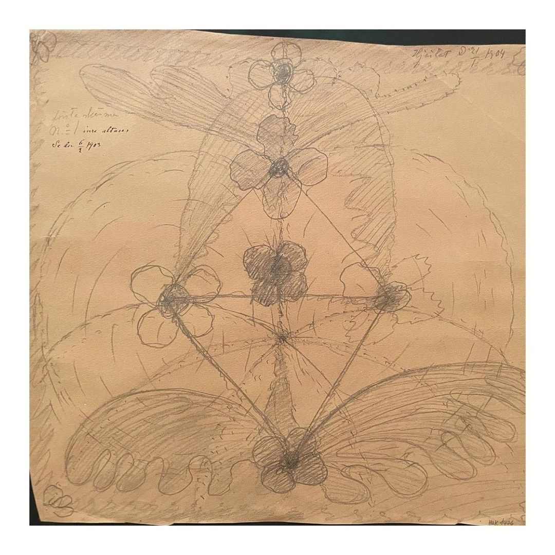 23 oktober: "What if the origin of western abstract art was female AND collaborative? Five women - Hilma, Anna, Cornelia, Mathilda, Sigrid - spent ten years meeting regularly (1896-1906) to explore spirituality, gender, and art. They called themselves “The Five.” The drawings they made in their weekly seances inspired Hilma af Klint’s paintings.

It has only recently been recognised that Hilma preceded Kandinsky with her abstract work. Yet if we explore history through a feminine lens, perhaps it isn’t just about replacing male icons with female icons - but rather questioning the insistence on singular geniuses also? Whoever did anything alone?"

#womanifesto #lovehilma

🌿🌿🌿🌿🌿🌿

Thank you @lilycole for your words - be sure to check out her book "Who Cares Wins" @whocares.wins
