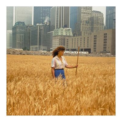 19 oktober: •Wheatfield - A Confrontation: Battery Park Landfill, Downtown Manhattan•
We love Agnes. ♥️ Agnes Denes is a renowned Hungarian-American earthwork artist who creates trailblazing artwork tackling issues like global warming and economic inequality. In the summer of 1982, she planted a wheatfield in a landfield created after the construction of the Twin Towers. "Wheatfield was a symbol, a universal concept; it represented food, energy, commerce, world trade, and economics. It referred to mismanagement, waste, world hunger and ecological concerns. It called attention to our misplaced priorities - Agnes Denes."
