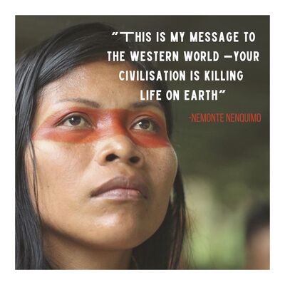 25 oktober: “As go our peoples, so goes the planet,” says @nemonte.nenquimo a leader in the Waorani community in Ecuador and founding member of Indigenous-led nonprofit organization the Ceibo Alliance — @alianzaceibo “The climate depends on the survival of our cultures and our territories.”
