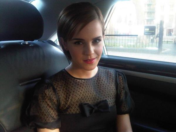 10 februari: On my way to the launch of Lancôme Rouge in Love at Selfridges. Exciting! Em xx #Lancôme 
