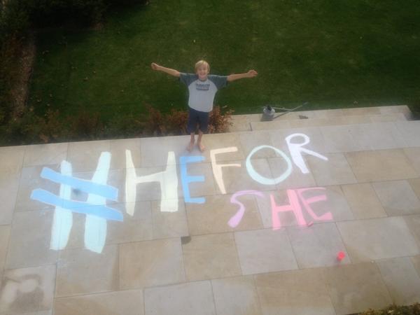 27 september; #HeForShe 
